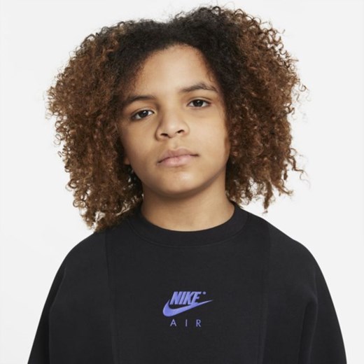 Bluza dresowa dla dużych dzieci (chłopców) Nike Air - Czerń Nike M Nike poland