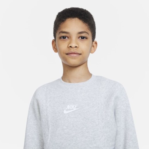 Bluza dresowa dla dużych dzieci (chłopców) Nike Air - Szary Nike M Nike poland