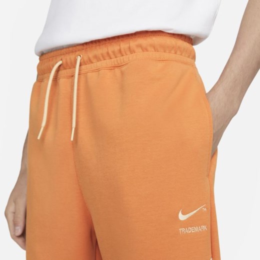 Spodnie męskie Nike Sportswear Swoosh Tech Fleece - Pomarańczowy Nike XL Nike poland