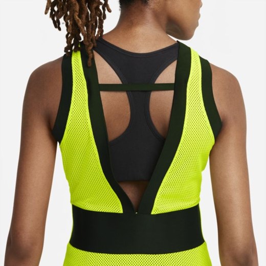 Damska sukienka tenisowa NikeCourt Dri-FIT Naomi Osaka - Żółć Nike S promocja Nike poland