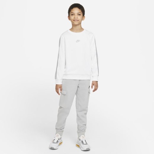 Bluza chłopięca biała Nike 