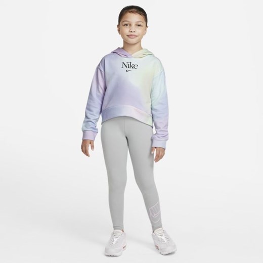 Bluza z kapturem z dzianiny dresowej dla dużych dzieci (dziewcząt) Nike Nike XL Nike poland
