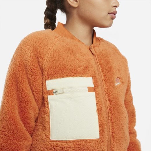Kurtka zimowa dla dużych dzieci (dziewcząt) Nike Sportswear - Pomarańczowy Nike M Nike poland
