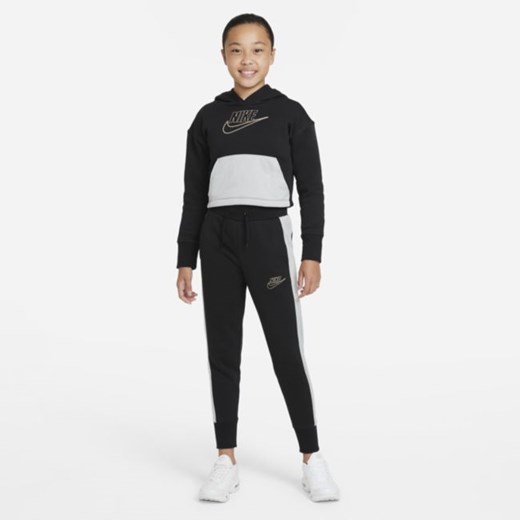 Bluza z kapturem dla dużych dzieci (dziewcząt) Nike Sportswear Club Fleece Icon Nike M Nike poland