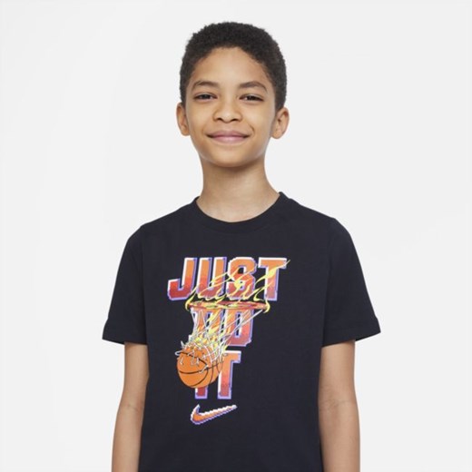 T-shirt dla dużych dzieci (chłopców) Nike Sportswear - Czerń Nike XL Nike poland