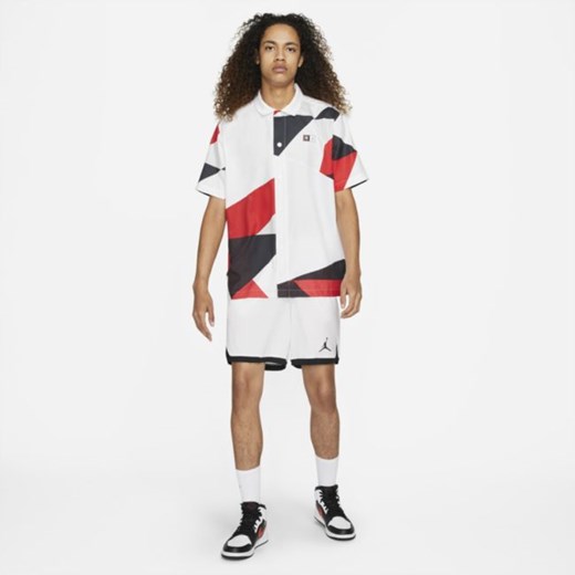 Męska koszulka rozgrzewkowa z nadrukiem Jordan Quai 54 - Biel Jordan L Nike poland