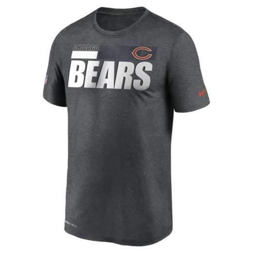 T-shirt męski Nike Legend Sideline (NFL Bears) - Szary Nike L Nike poland