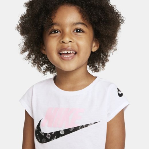 Bluzka dziewczęca Nike na lato z nadrukami 
