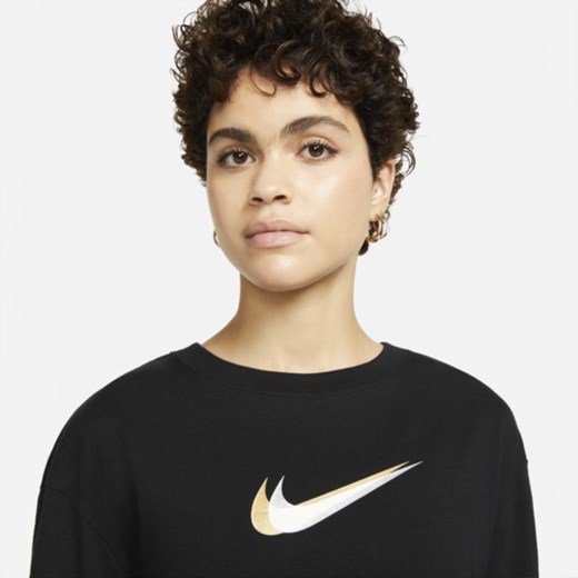 Damska sukienka z długim rękawem do tańca Nike Sportswear - Czerń Nike S Nike poland