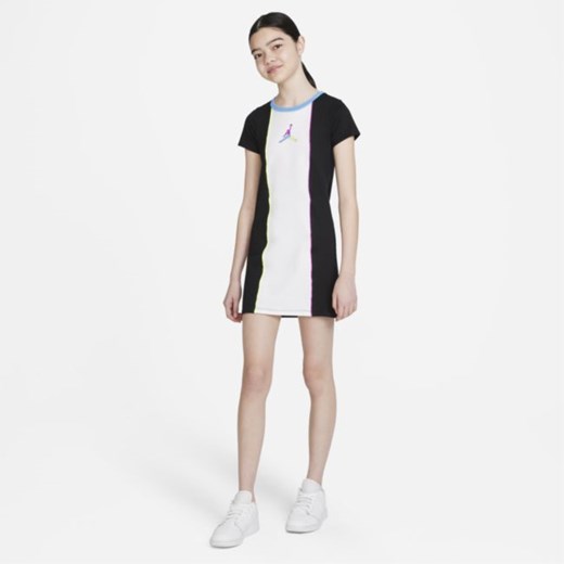Sukienka typu T-shirt dla dużych dzieci (dziewcząt) Jordan - Czerń Jordan M Nike poland