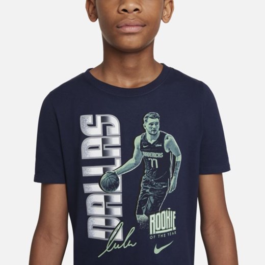 T-shirt dla dużych dzieci Luka Dončić Select Series Nike NBA - Niebieski Nike XL Nike poland