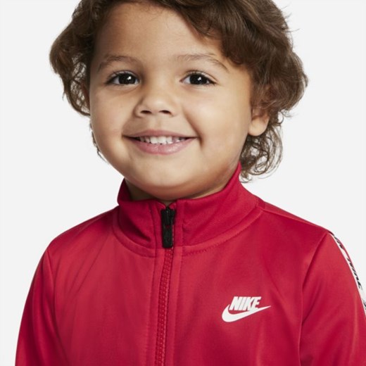 Nike odzież dla niemowląt czerwona z dzianiny 