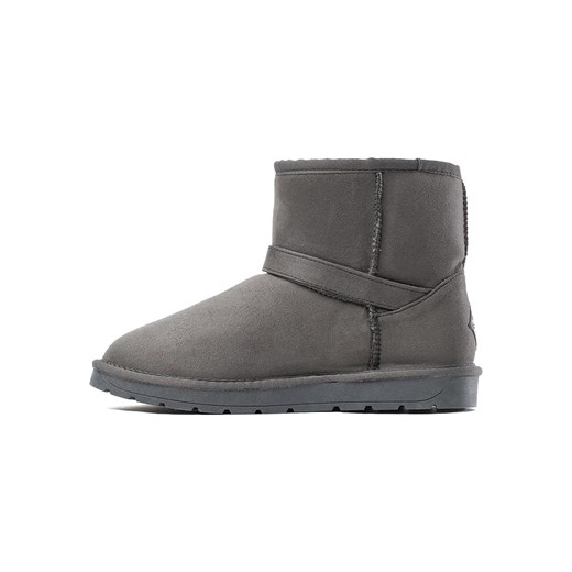 Śniegowce damskie Island Boot casualowe bez zapięcia welurowe płaskie 