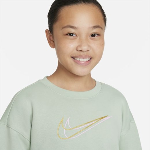 Bluza dresowa dla dużych dzieci (dziewcząt) Nike Sportswear - Zieleń Nike XL Nike poland