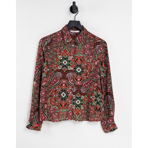 Only – Koszula we wzór paisley-Kolorowy 2XL Asos Poland