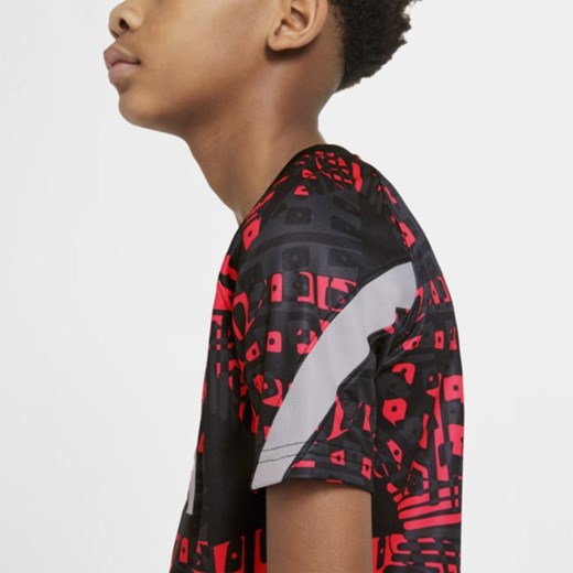 Przedmeczowa koszulka piłkarska z krótkim rękawem dla dużych dzieci Liverpool FC Nike S Nike poland
