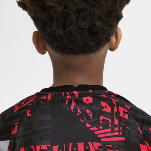 Przedmeczowa koszulka piłkarska z krótkim rękawem dla dużych dzieci Liverpool FC Nike M Nike poland