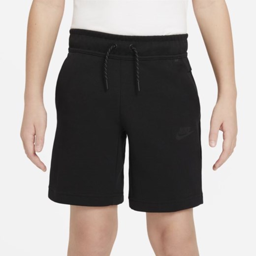 Spodenki dla dużych dzieci (chłopców) Nike Sportswear Tech Fleece - Czerń Nike L Nike poland
