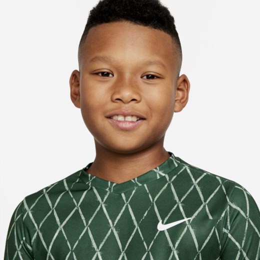 Koszulka do tenisa z nadrukiem dla dużych dzieci (chłopców) NikeCourt Dri-FIT Nike L Nike poland