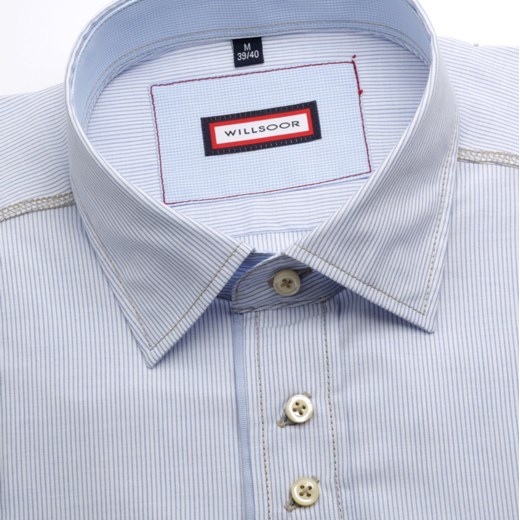 Koszula WR Slim Fit (wzrost 176-182) willsoor-sklep-internetowy niebieski fit
