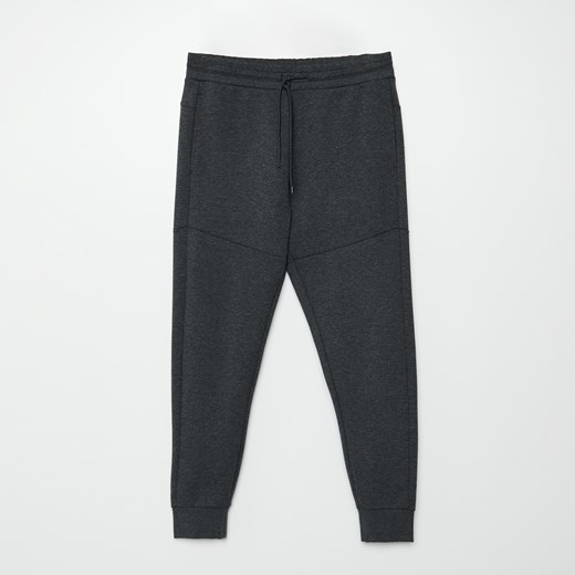 Cropp - Dresowe spodnie jogger - Szary Cropp XL Cropp