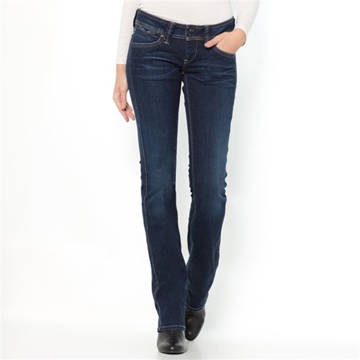 Dżinsy bootcut PEPE JEANS, denim ze streczem, długość 32 la-redoute-pl szary jeans