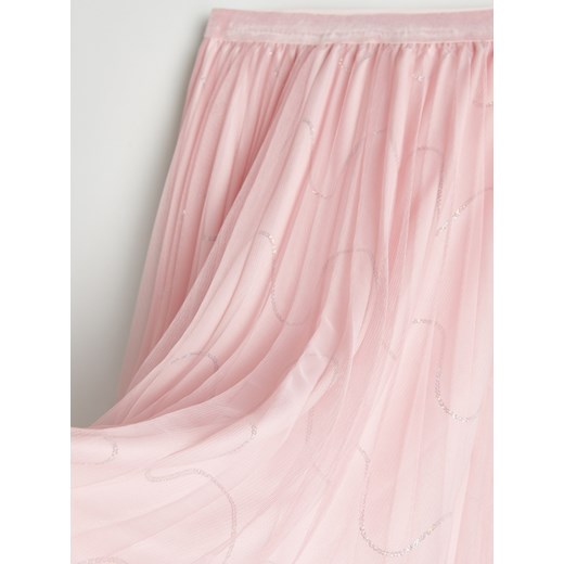 Spódnica dziewczęca różowa Reserved na lato 