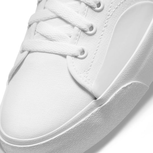 Trampki męskie białe Nike sb sznurowane z gumy