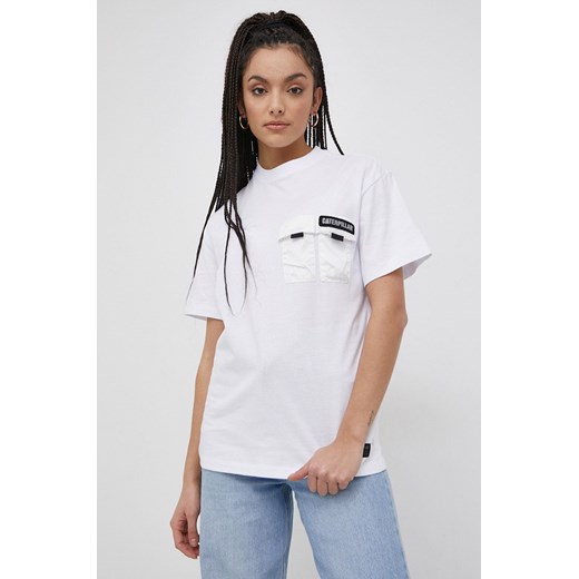 T-shirt męski Caterpillar z dzianiny