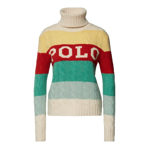 Sweter damski Polo Ralph Lauren z napisami z golfem 