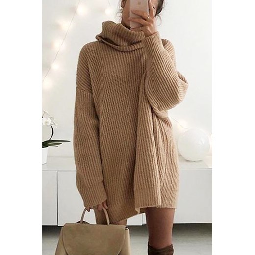 Sweter damski DALBORA BROWN uniwersalny okazyjna cena Ivet Shop