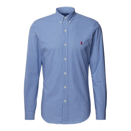 Koszula męska niebieska Polo Ralph Lauren w kratkę 