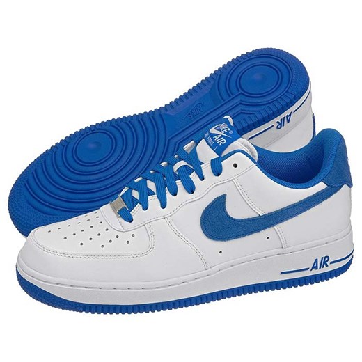 Buty Nike Air Force 1 (NI418-n) butsklep-pl niebieski kolorowe