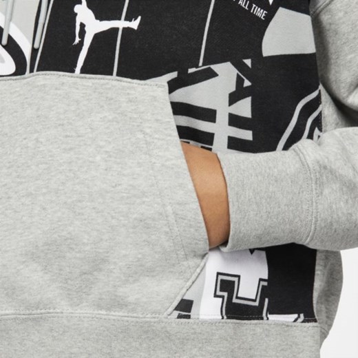 Damska dzianinowa bluza z kapturem i nadrukiem na całej powierzchni Jordan - Jordan XS okazja Nike poland