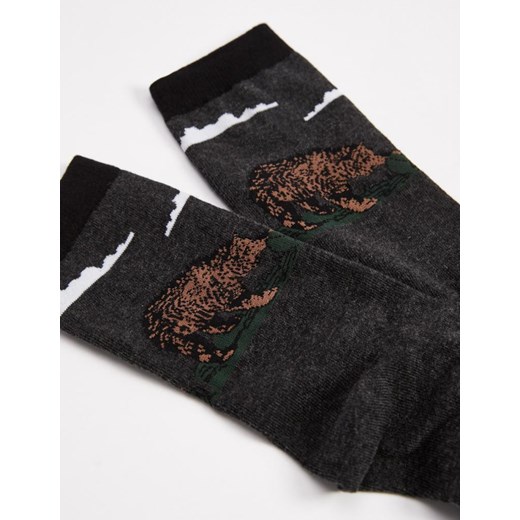 Skarpety GRIZZLY 3PACK Czarny-Grafit 39-42 Diverse 43-46 Diverse