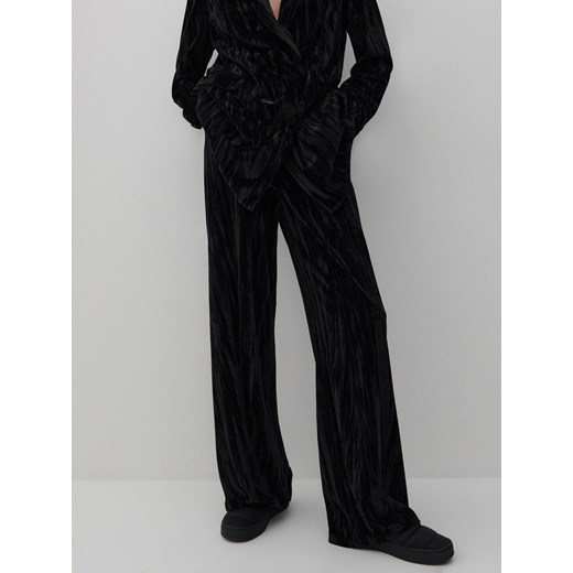 Reserved - Spodnie garniturowe - Czarny Reserved L Reserved