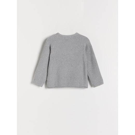 Reserved - Sweter z bawełny organicznej - Jasny szary Reserved 86 Reserved