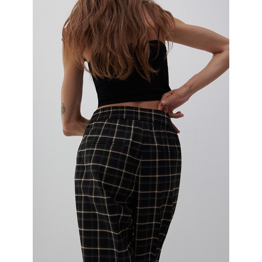 Reserved - Spodnie z kantem - Wielobarwny Reserved 40 Reserved