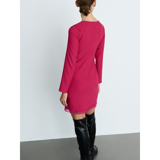 Reserved - Sukienka z wiskozą - Różowy Reserved 38 promocja Reserved