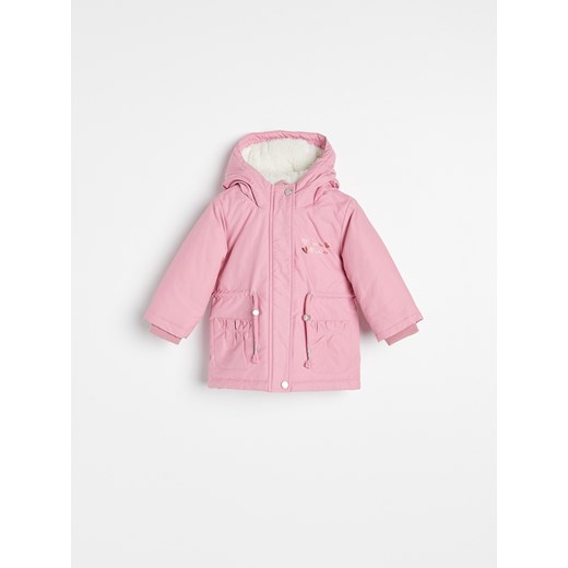 Reserved - Ocieplana parka Myszka Minnie - Fioletowy Reserved 104 Reserved