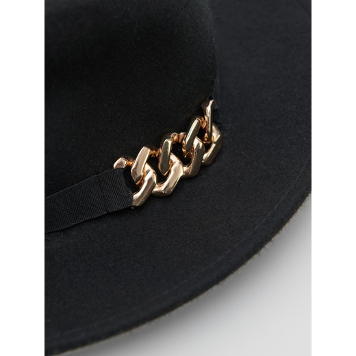 Reserved - Wełniany kapelusz - Czarny Reserved S Reserved