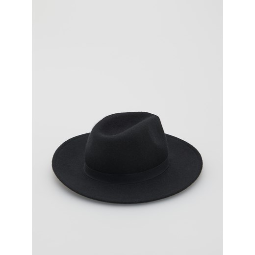Reserved - Wełniany kapelusz - Czarny Reserved M Reserved