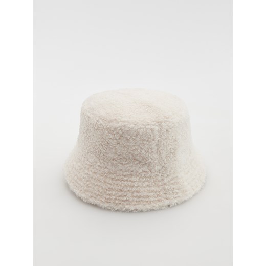 Reserved - Kapelusz bucket hat - Kremowy Reserved M Reserved