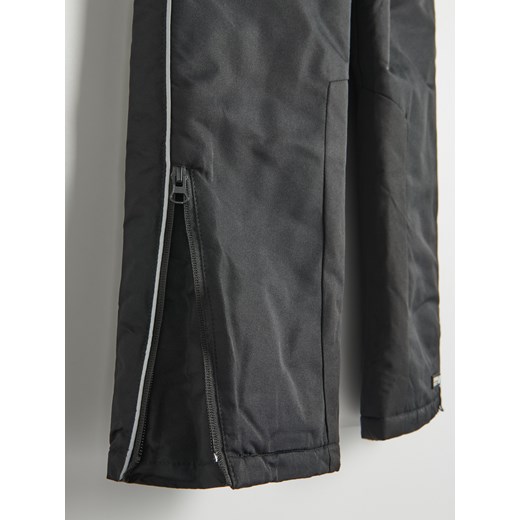 Reserved - Ocieplane spodnie z szelkami - Czarny Reserved 170 Reserved