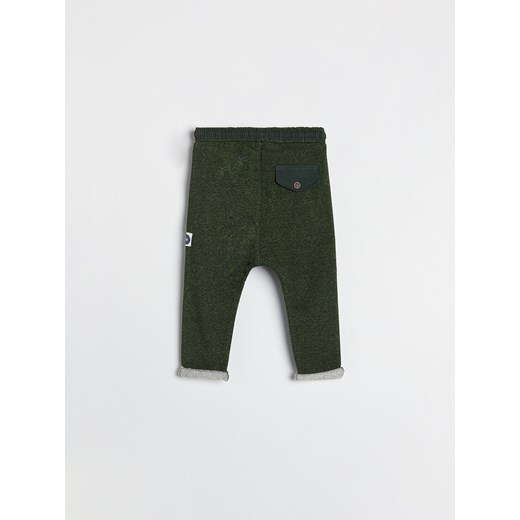 Reserved - Dzianinowe spodnie - Zielony Reserved 110 Reserved