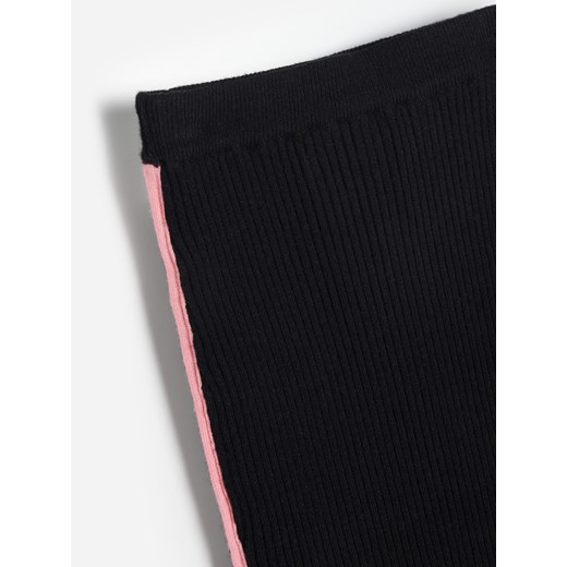 Reserved - Dzianinowa spódnica ołówkowa - Czarny Reserved 128 okazyjna cena Reserved