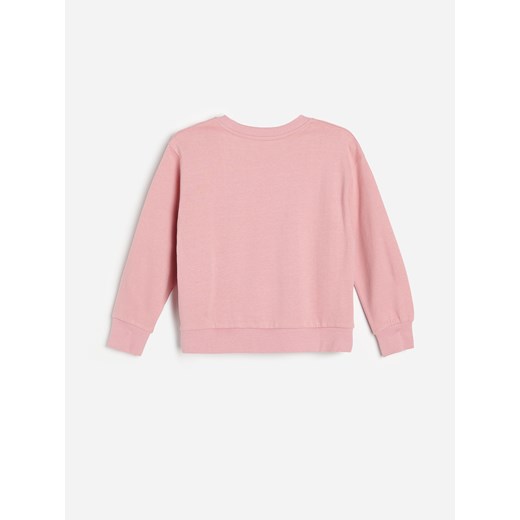 Reserved - Bluza z haftem - Fioletowy Reserved 116 promocyjna cena Reserved