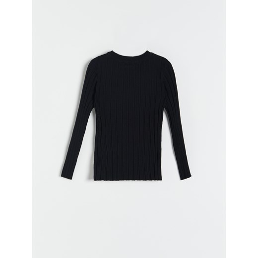 Reserved - Prążkowany sweter - Czarny Reserved 146 Reserved