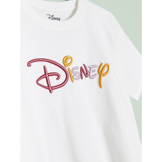 Reserved - Bawełniany t-shirt Disney - Kremowy Reserved 164 wyprzedaż Reserved