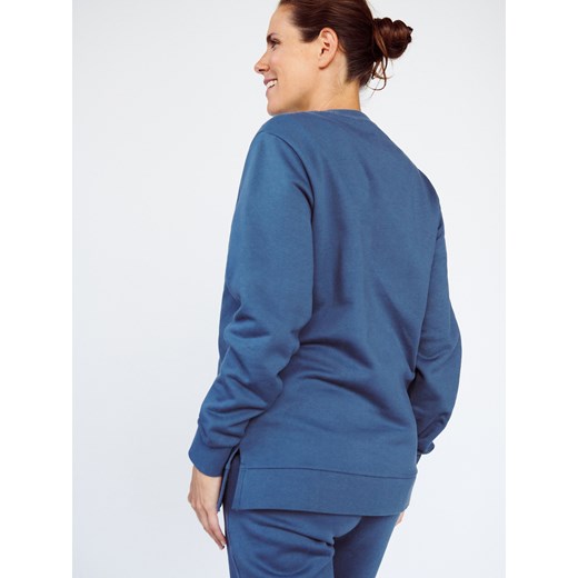 Reserved - Bluza z bawełny organicznej - Niebieski Reserved L Reserved